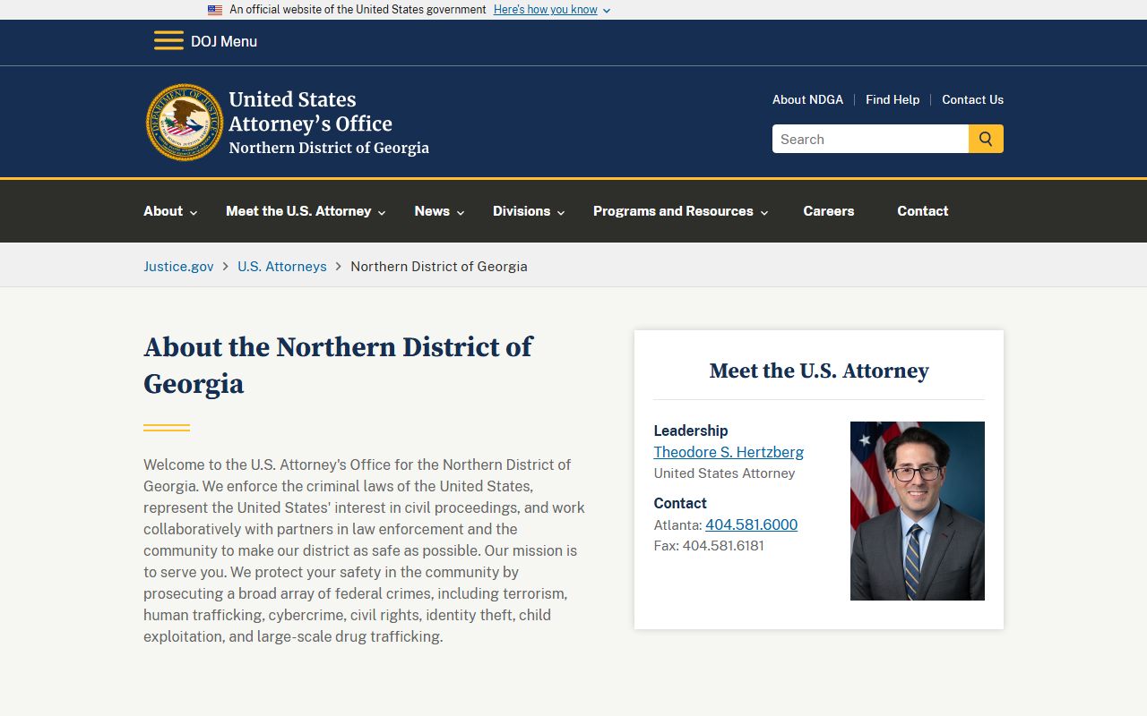 Bartow County divorce records Northern District of Georgia official source