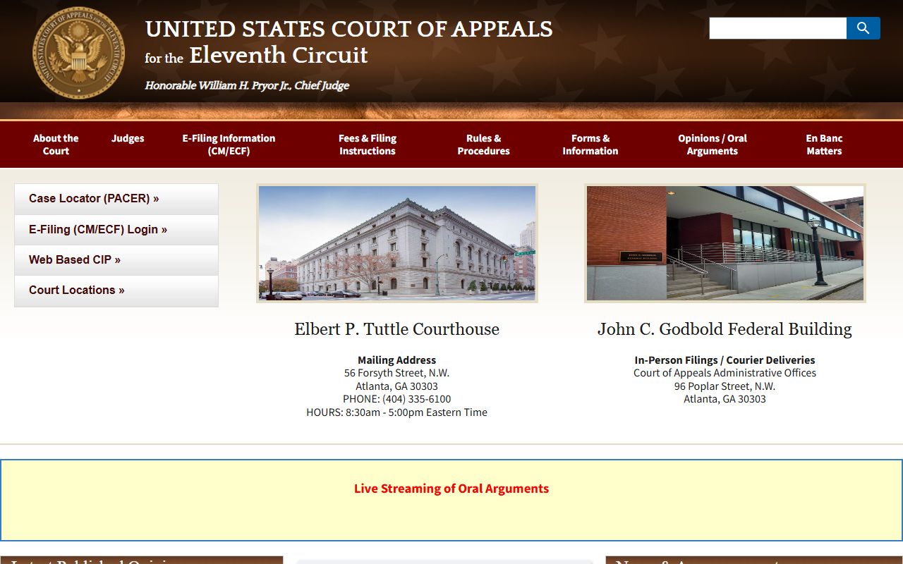 Bartow County warrant records federal court appeals source